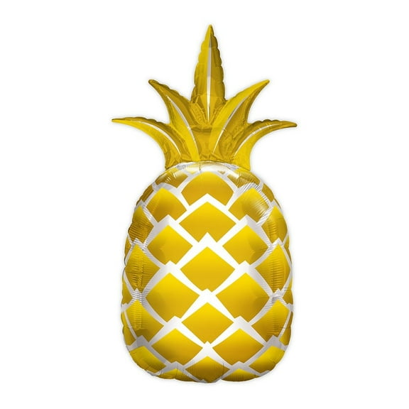 Weddingstar Mylar Foil Helium Party Balloon Decoration - Giant Metallic Gold Pineapple