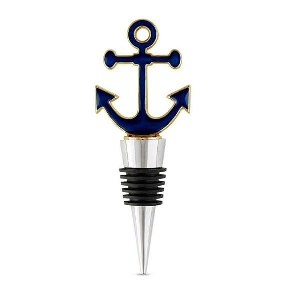 Weddingstar Navy Anchor Bottle Stopper