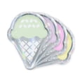 thumbnail image 1 of Weddingstar Small Ice Cream Cone Disposable Paper Party Plates - Iridescent - Set Of 8, 1 of 4