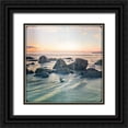 thumbnail image 1 of Weddle, Ryan Harson 12x12 Black Ornate Wood Framed with Double Matting Museum Art Print Titled - Go with the Flow II, 1 of 4