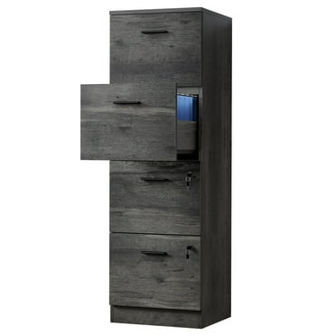 Richmond 3 Drawer File Cabinet - Letter Sized Hanging File, White ...