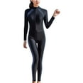 thumbnail image 1 of Wedfrse One Piece Swimsuit Women,Bathing Suit,Women's Sports Swimsuit Long Sleeved Trousers Slim Swimsuit,Tummy Control Swimsuits,Modest Swimsuits,Full Coverage Swimsuits,Dark Gray,S, 1 of 3