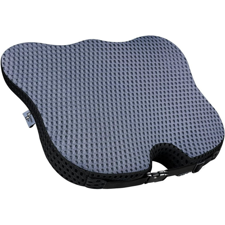 Wedge Car Seat Cushion for Driving Broaden Vision by Raised Back