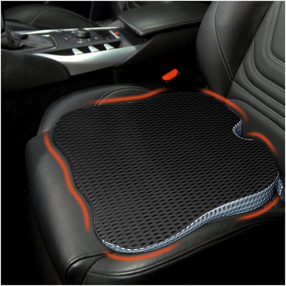 Wedge Cushion Car Seat Seat Wedge Cushion For Car, Car Seat Cushion Wedge Cushion-Black And White