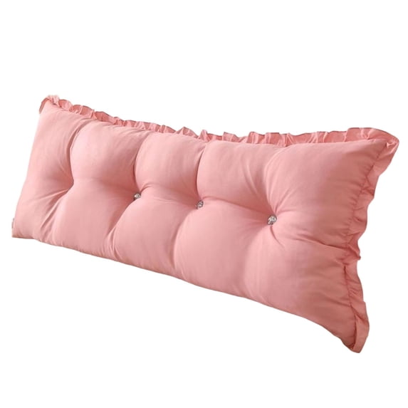 Wedge Cushion Headboard Reading Pillow Removable Cover, Bed Bedroom Positioning Support Bolster for Sofa Bed, Low Corner Backrest Cushion for Comfortable Rest
