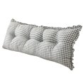 thumbnail image 1 of Wedge Cushion Headboard Reading Pillow Removable Cover, Bed Bedroom Positioning Support Bolster for Sofa Bed, Low Corner Backrest Cushion for Comfortable Rest, 1 of 7