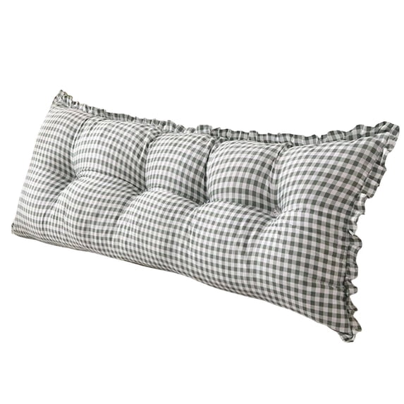 Wedge Cushion Headboard Reading Pillow Removable Cover, Bed Bedroom Positioning Support Bolster for Sofa Bed, Low Corner Backrest Cushion for Comfortable Rest