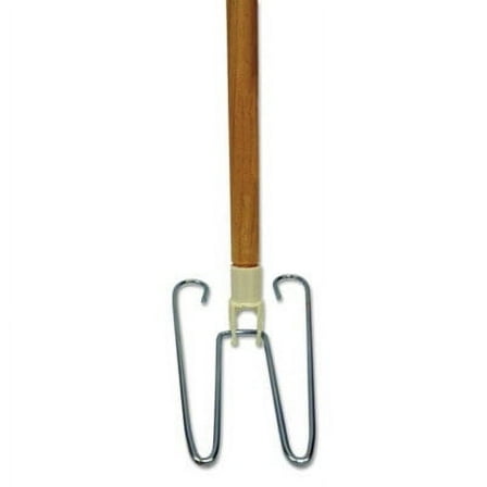 Boardwalk Wedge Dust Mop Head Frame/Lacquered Wood Handle Natural BWK1492