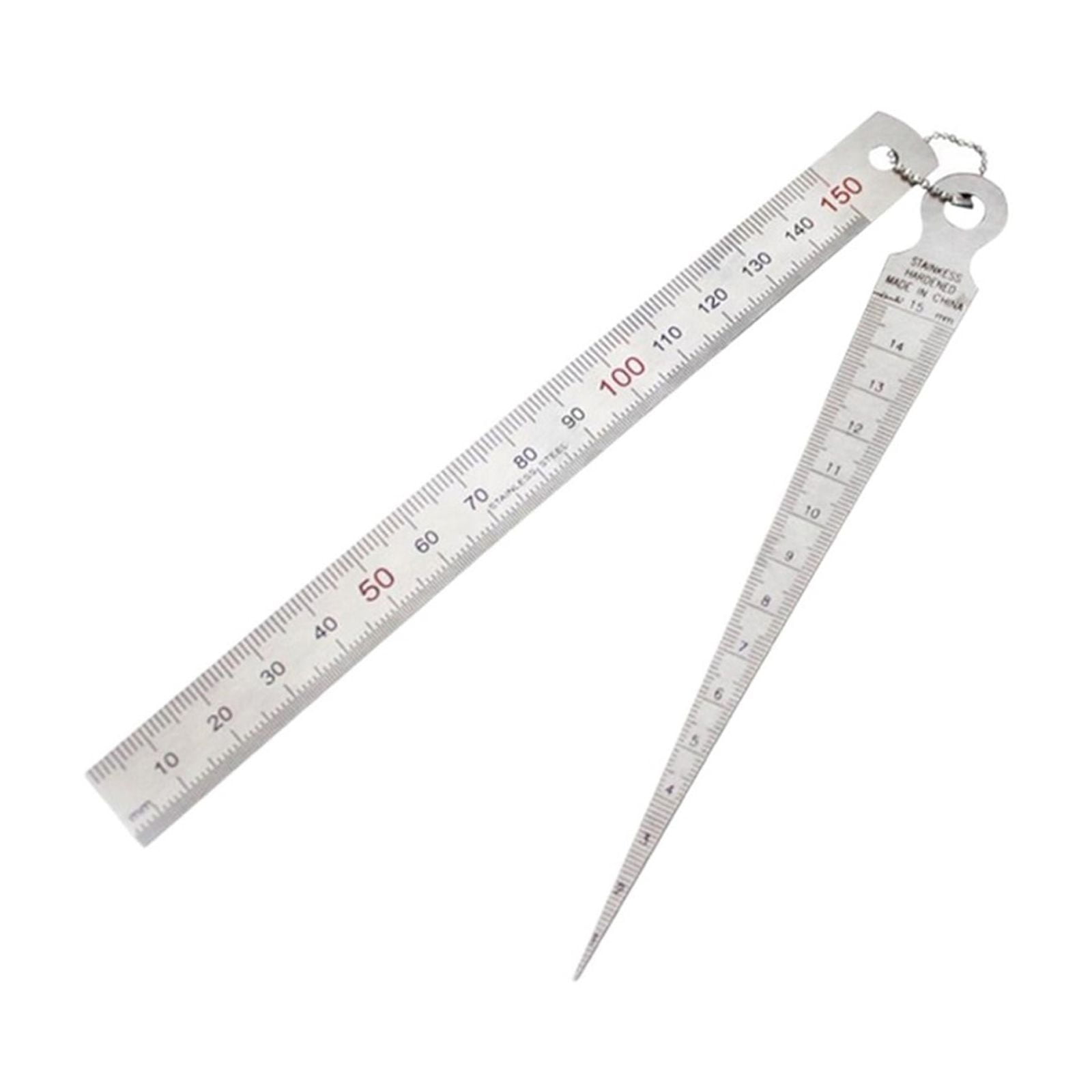 Wedge Feeler Gauge Steel Ruler Fill Gauge Gap Gauge Gap Gauge Probe Set Metric Thickness Set Gap Tool ,Easy to Use