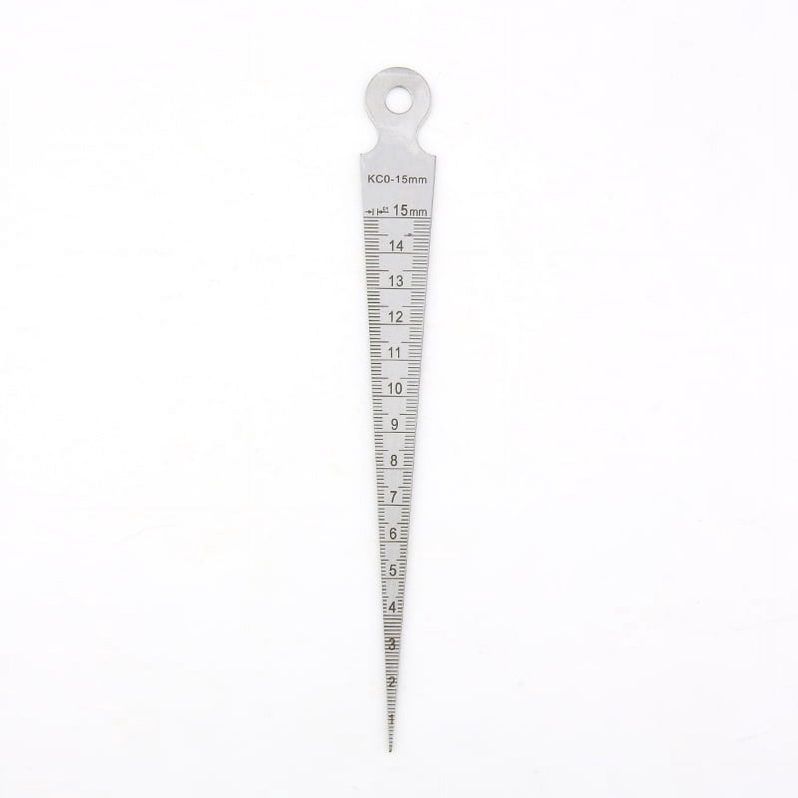 Wedge Feeler Gauge Stainless Steel Double Sided Metric Inch Gap Ruler