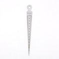 Wedge Feeler Gauge Stainless Steel Double Sided Metric Inch Gap Ruler