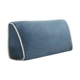 thumbnail image 1 of Wedge Headboard Pillow Triangular Bed Wedge Pillow with Neck Roll Bolster Sitting in Bed Backrest Positioning Support Cushion Pad for Dorm Home Bedroom Use, 1 of 4