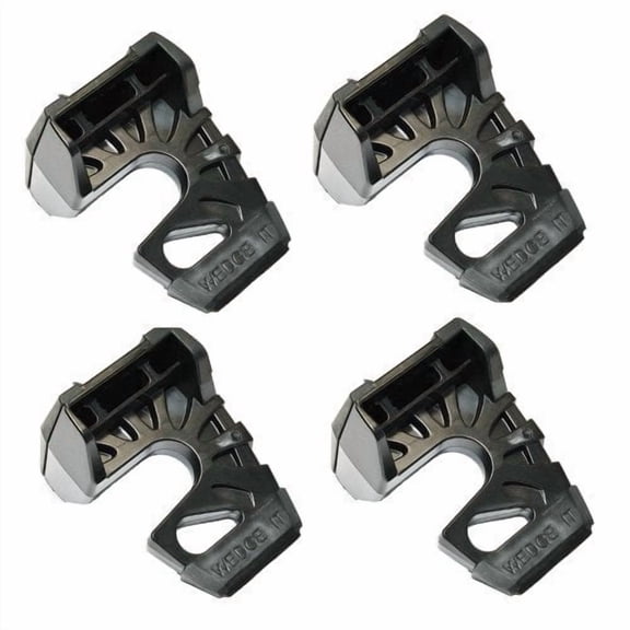 Wedge-It - The Ultimate Door Stop - Black 4 in quantity
