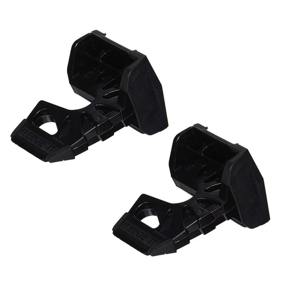 Wedge-It - The Ultimate Door Stop - Black - TWO PACK
