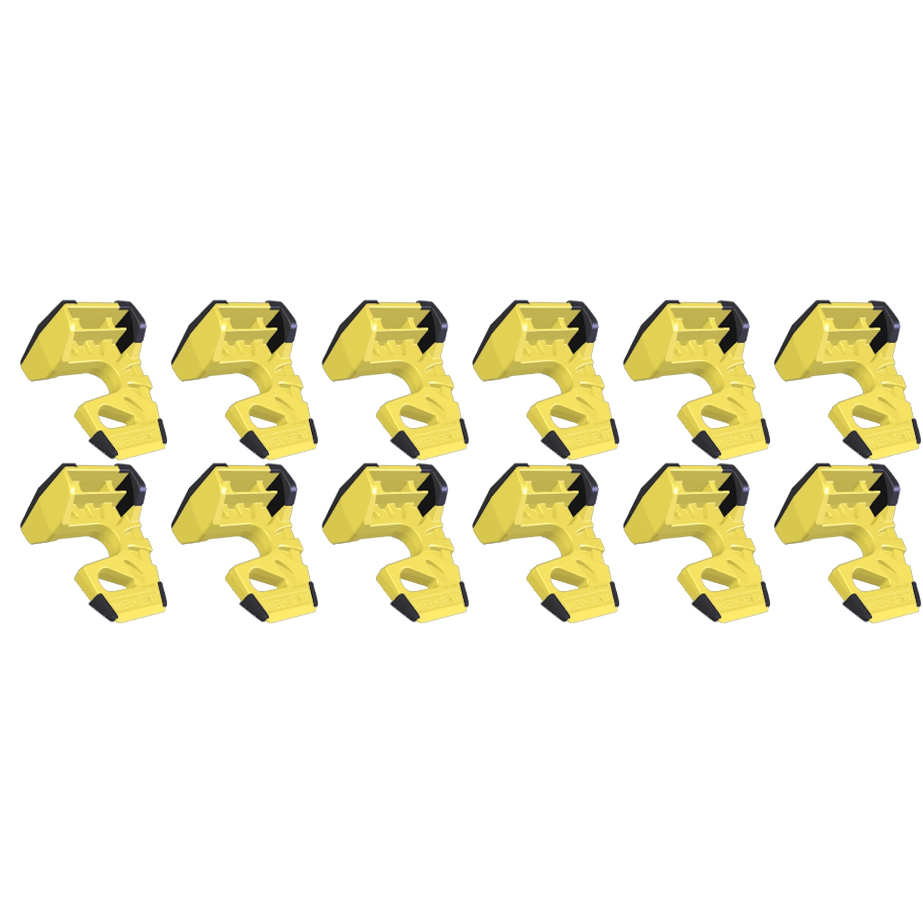 Wedge-It - The Ultimate Door Stop - Bright Yellow - Pack of 12