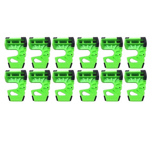 Wedge-It The Ultimate Door Stop - Green 12 Pack