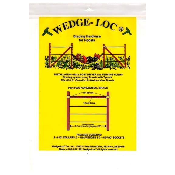 Wedge-Loc 469902092 Single Horizontal Braces