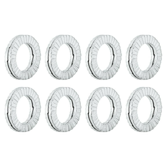 Wedge Locking Washers for M8 Bolts, 40 Pack Manganese Steel Washers