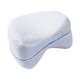 thumbnail image 1 of Wedge Memory Foam Pillow Contour Legacy Leg Knee Support Cushion Nerve Presal Pillow with Removable Pillowcase, 1 of 4
