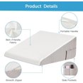 Wedge Pillow for Back Pain Relief, Bed Wedge Pillow for Sleeping, 24×24