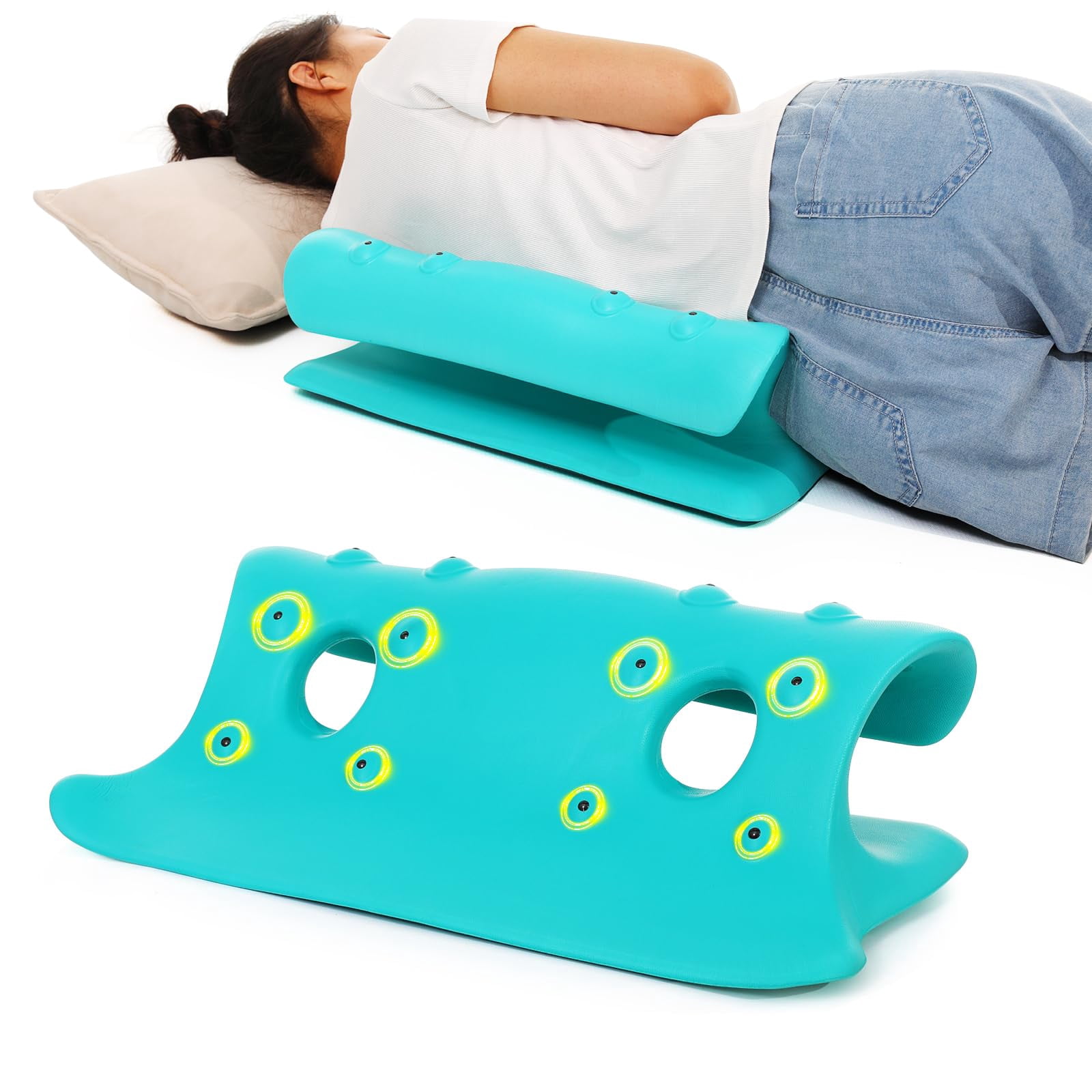Wedge Pillow for Bedsore Pressure Relief, Massage Body Positioning ...