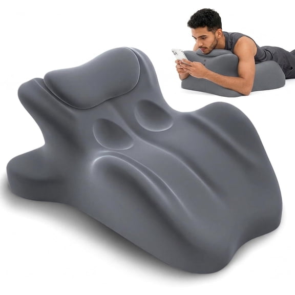 Wedge Pillow,Ergonomic Memory Foam, Contoured Support Pillows, 27 Angled Suppor