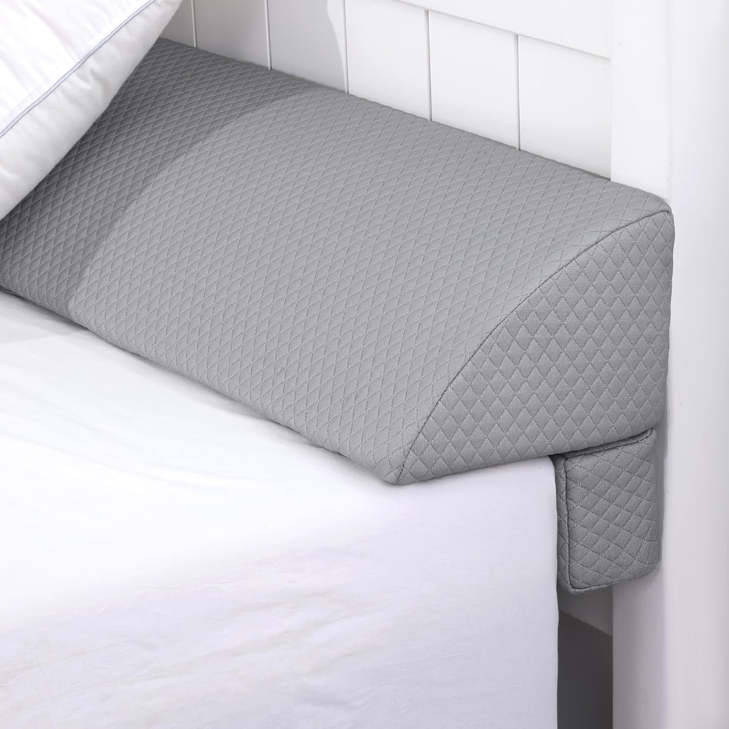 Wedge Pillow Headboard for Bed Gap,Foldable Bed Wedge Gap Filler King Size,Matterss Gap Filler,Multi Functional Bed Crack Pillow, Large King 76"x10.6"x6" or Gap Between (0-10")