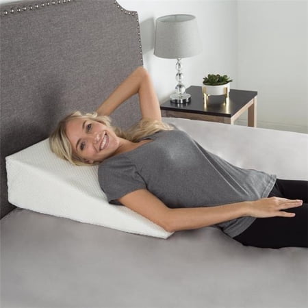 Lavish Home M892023 Wedge Pillow Memory Foam - Ivory
