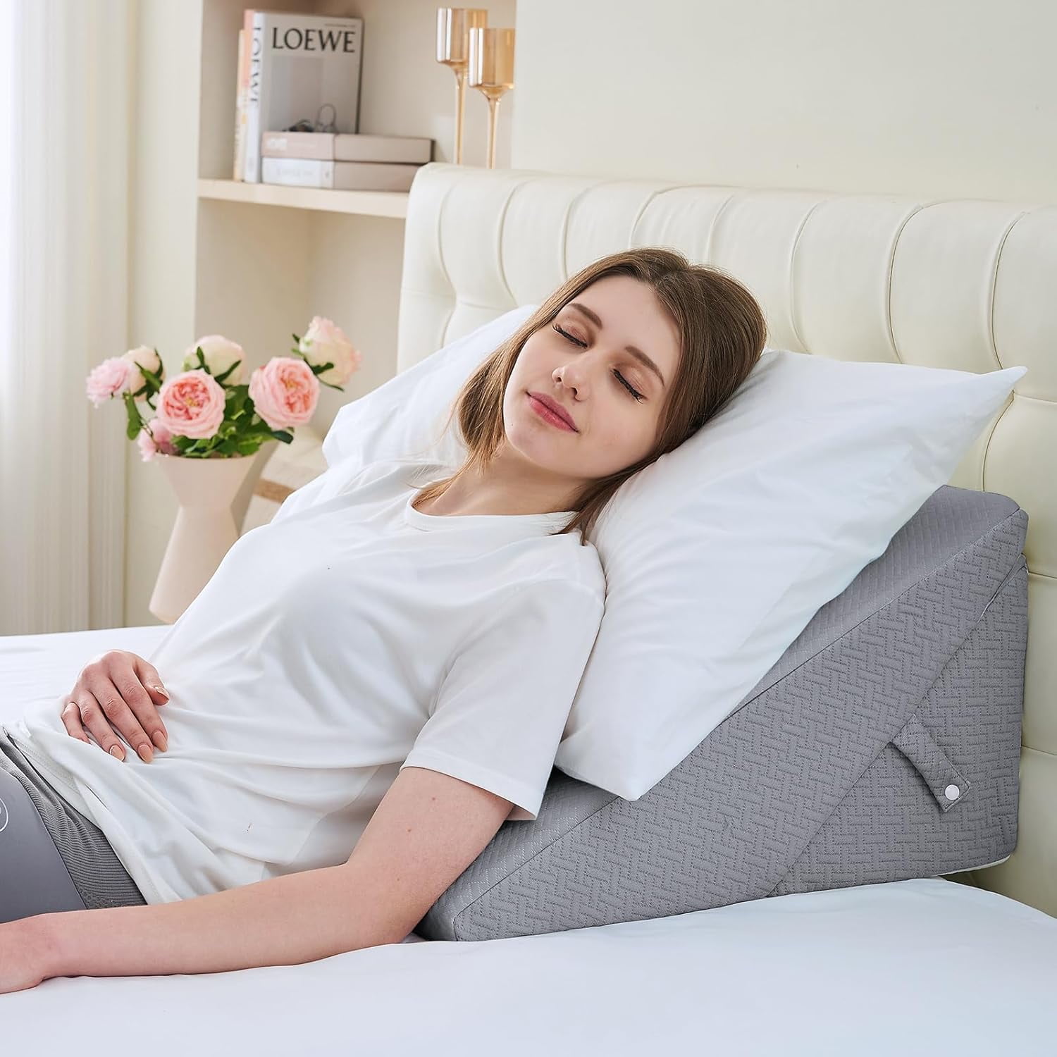 Does A Wedge Pillow Help Snoring Wedge Pillow for Sleep Apnea, Bed Wedge Pillow for Acid Reflux and Back