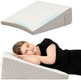 Wedge Pillow for Sleeping, 8 Inch Cooling Triangle Bed Pillow with