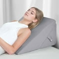 Wedge Pillow for Sleeping, 9 & 12 Inch Adjustable Memory Foam Incline