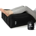 thumbnail image 1 of Wedge Pillow for Sleeping - Inflatable Leg Elevation Pillow for Swelling,Circulation,Leg & Back Pain Relief,Leg Support Pillow,Leg Wedge Pillows for After Aurgery,Hip,Foot,Ankle Recovery (Black), 1 of 14