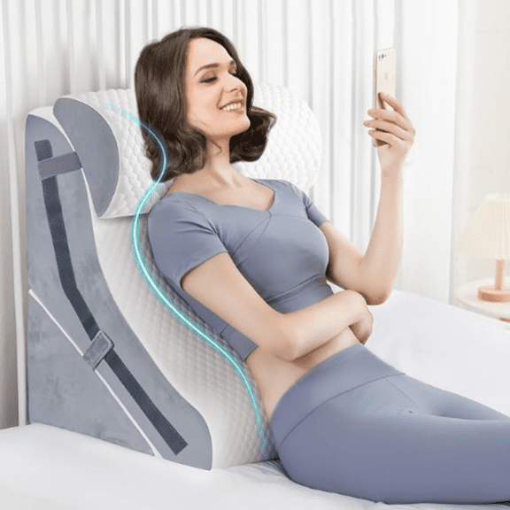 Wedge Pillow for Sleeping, Orthopedic Bed Wedge Pillow Set, 15-in-1 3PCS Adjustable Memory Foam Wedge Pillow Post Surgery, 9 &16 & 20 inches Height 3-in-1 Incline Wedges Pillows