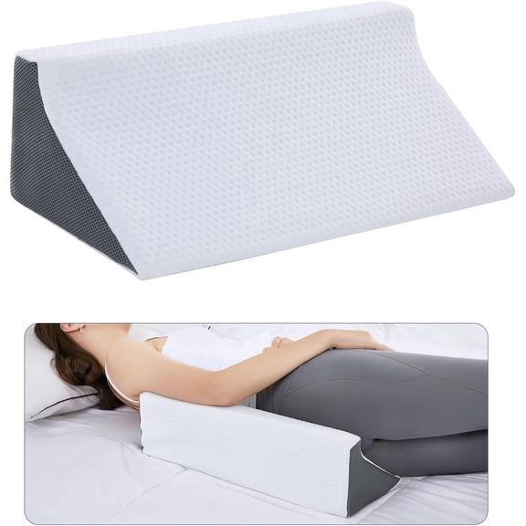Wedge Pillow for Sleeping, Side Sleeper Body Back Positioners for Back Pain, Preventing Bedsores, After Surgery, Pregnancy Support, Ankle Support, Bed Wedge Pillow for Side Sleepers