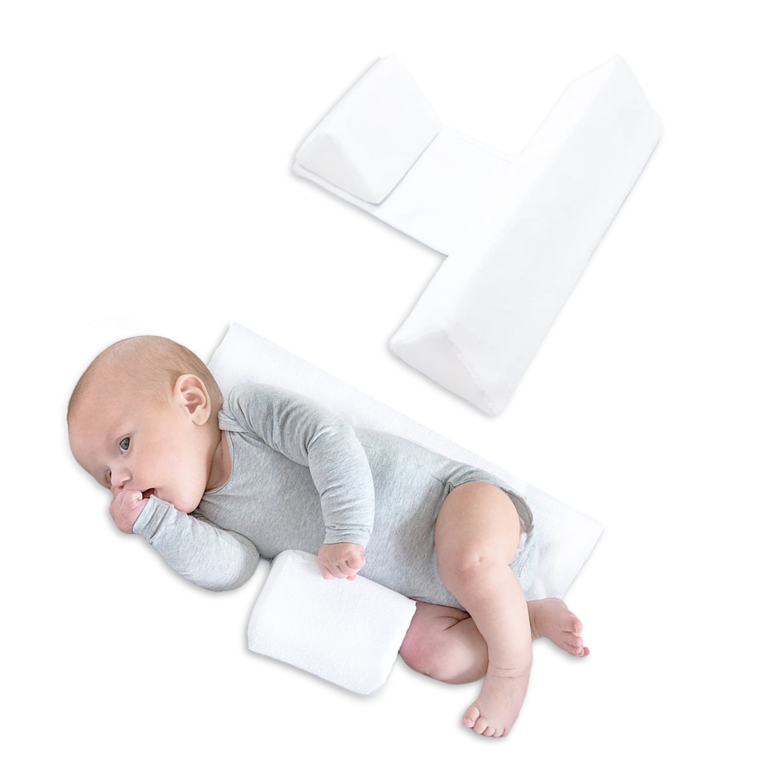 Wedge Pillow for Newborns Adjustable 45Degreе provides front and back