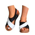thumbnail image 1 of Wedge Platform Backstrap Sandal for Women 2025 Fashion Casual Arch Support Mid Heel Dress Sandals, 1 of 6