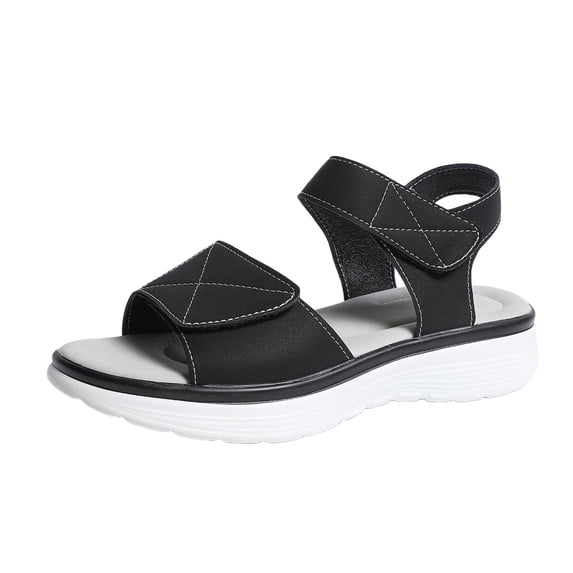 Wedge Sandals For Women Summer 2026 Arch Support Comfortable Sandal Open Toe Ankle Strap Platform Slip-On Shoes
