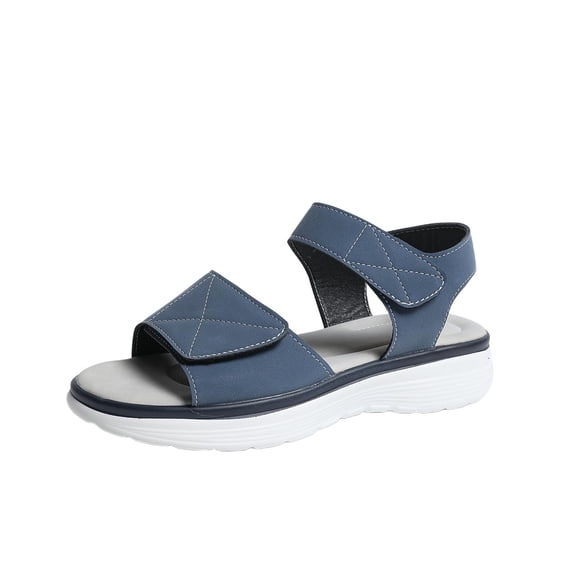 Wedge Sandals For Women Summer 2026 Arch Support Comfortable Sandal Open Toe Ankle Strap Platform Slip-On Shoes
