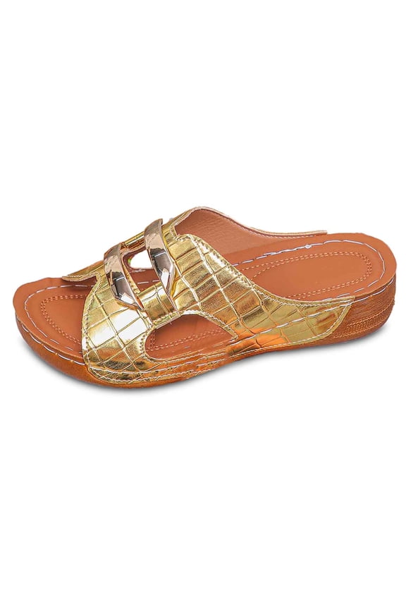 Wedge Sandals for Women Relaxed Fit Lightweight on Minimalist Womens House Slippers Size 7 Platform Ankle Strap Summer Dress Shoes