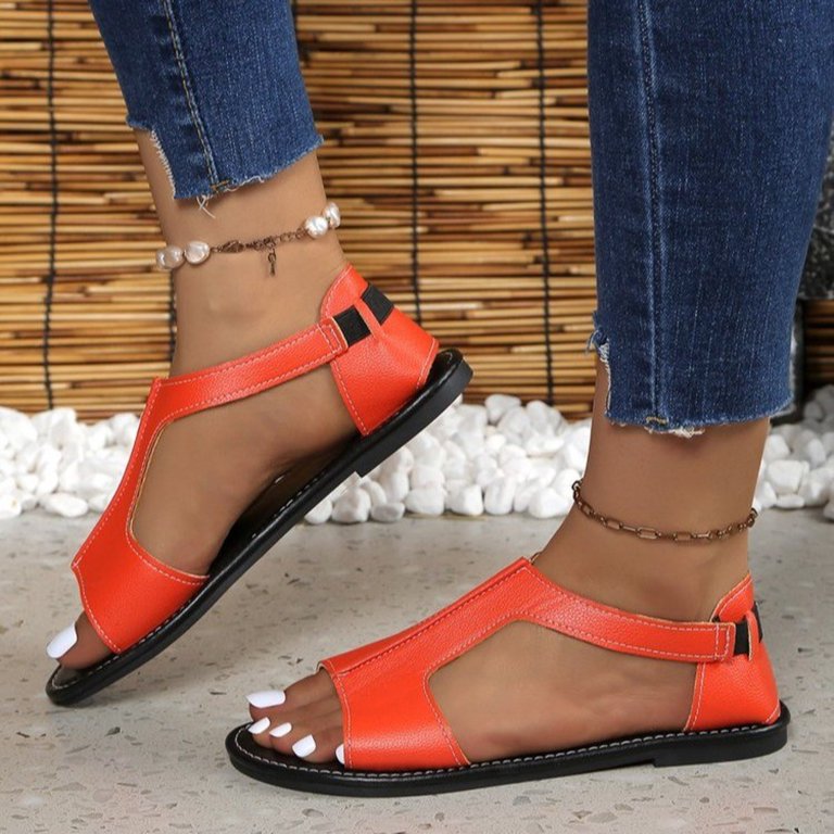 Wedge Sandals for Women Sandals Casual Large Size Flat Sole Womens 