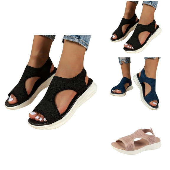 Wedge Sandals for Women with Arch Support | Dressy Platform Summer Sandals | Comfortable Casual Low Heel Dress Sandal