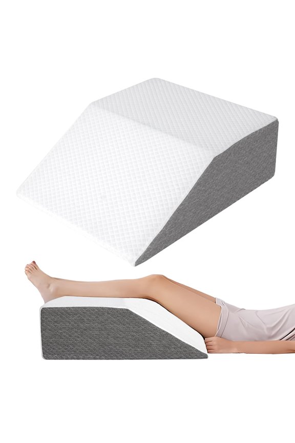 Wedge Sleeping Pillow Dark Grey 1PCS-20'' Leg Support