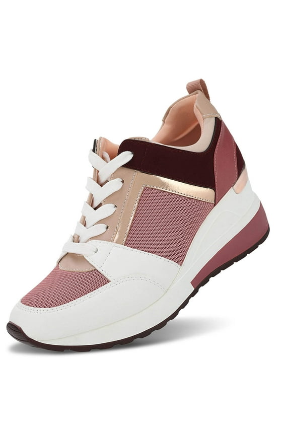 Wedge Sneakers for Women - Wedge Tennis Shoes Non-Slip Women Fashion Sneakers