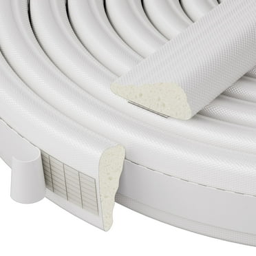 Wedge Window Weather Stripping, 9.8ft Door/Window Gap Filler for Large Gap, Self Adhesive Door Weather Stripping Door Seal Strip, Soundproof Foam Insulation Tape for Window Seal & Door Frame, White