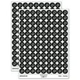 thumbnail image 1 of Wedge of Cheese 200+ Round Stickers - Black - Gloss Finish - 0.50" Size, 1 of 3