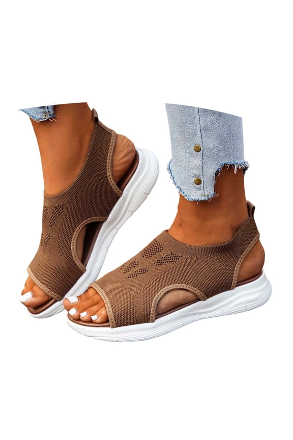 Wedges Sandals for Women Classic Lightweight on Minimalist Womens House Shoe Summer Wedges Slides -Flatform, Bohemia, Beach, Wedding