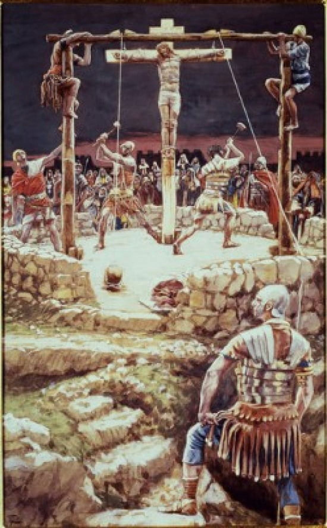 Wedging of the Cross James Tissot (1836-1902 French) Canvas Art - James Tissot (18 x 24)