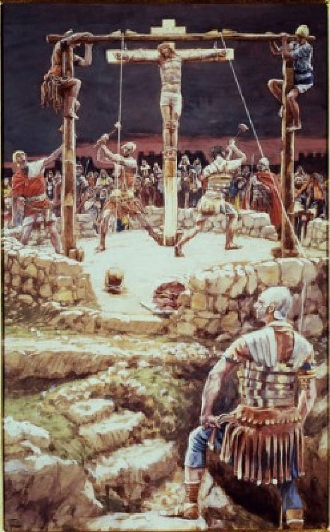 Wedging of the Cross James Tissot (1836-1902 French) Canvas Art - James Tissot (24 x 36)