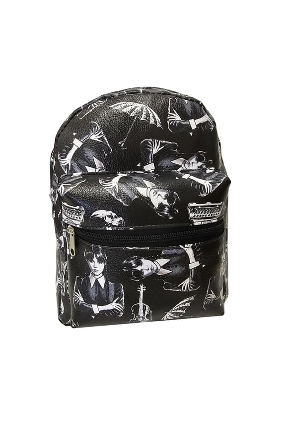 Wednesday 10" Mini Faux Leather Backpack