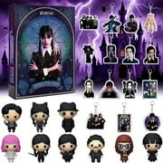 Wednesday Addams Doll and Decoration Blind Box Set Official Licensed with Birthday Party Surprises for Collectors and Enthusiasts(10pcs)